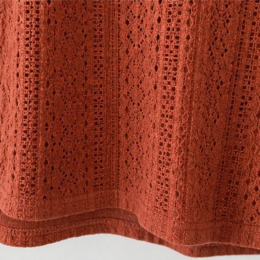Rust Button Blouse - Picture 6 of 6